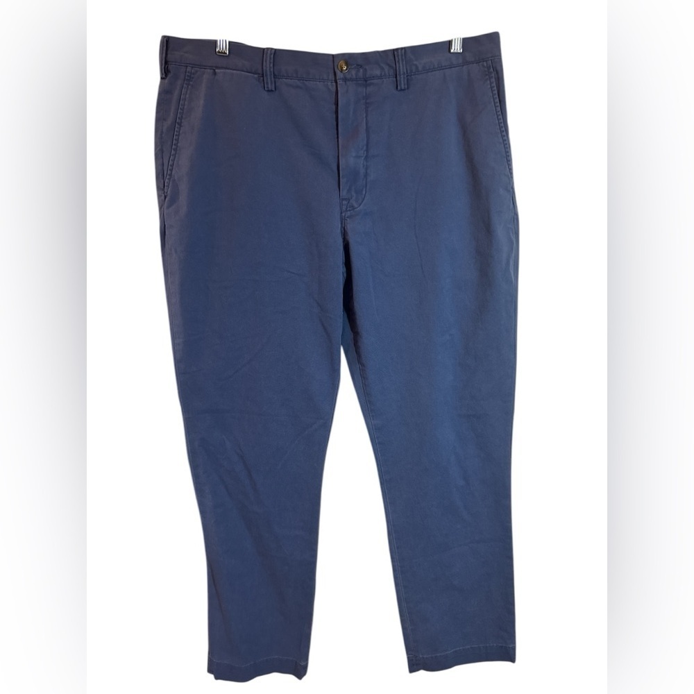 Polo Ralph Lauren Indigo Blu Polo Chino Stretch Straight Fit Mens Pants Sz 38x32